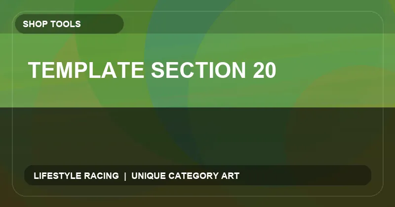 Template Section 20